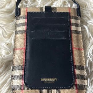 Burberry womens phone pouch